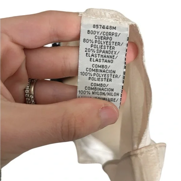 JS Collections Black Lace Nude Cocktail Dress 4 - Picture 5 of 6